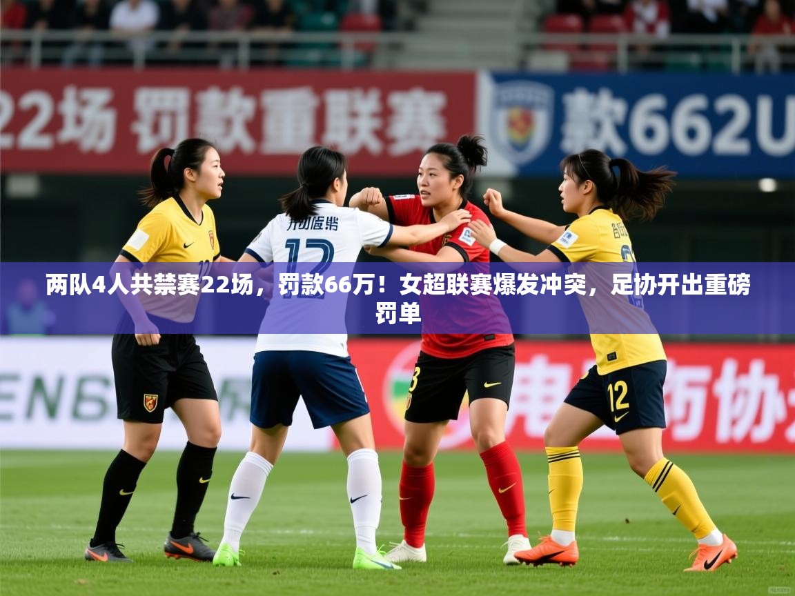 2025九游娱乐两队4人共禁赛22场,罚款66万!女超联赛爆发冲突,足协开出重磅罚单 第3张